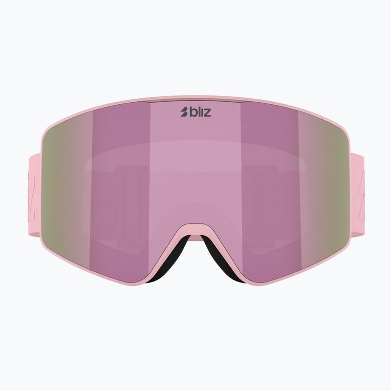 Окуляри гірськолижні Bliz G001S matte pink/brown/pink multi 6