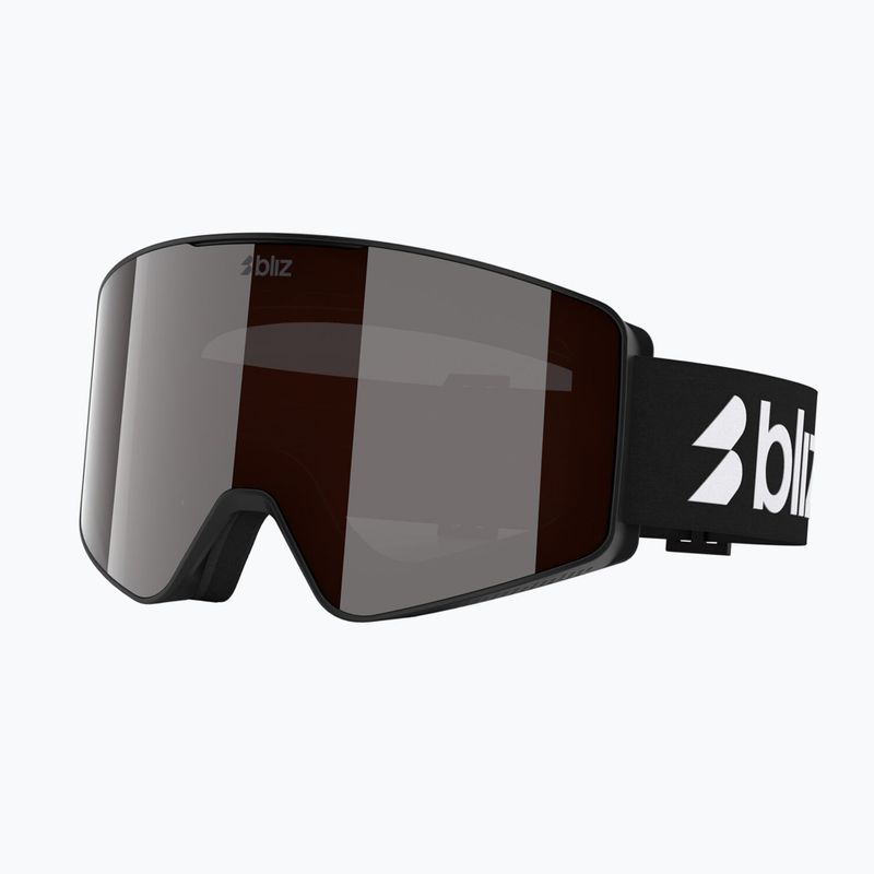 Окуляри гірськолижні Bliz G001 matte black/orange/silver mirror 5