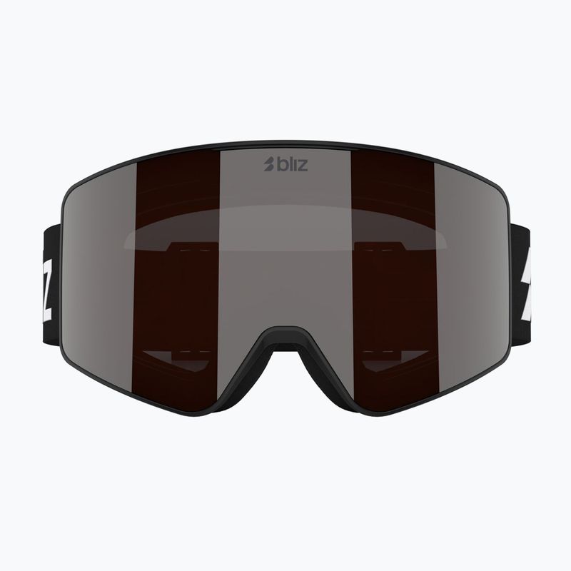 Окуляри гірськолижні Bliz G001 matte black/orange/silver mirror 6