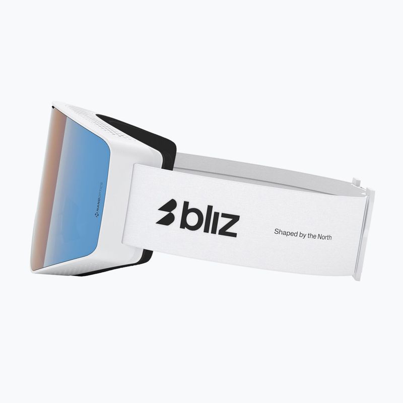 Гірськолижні окуляри Bliz G001 matte white/non orange/blue multi 4
