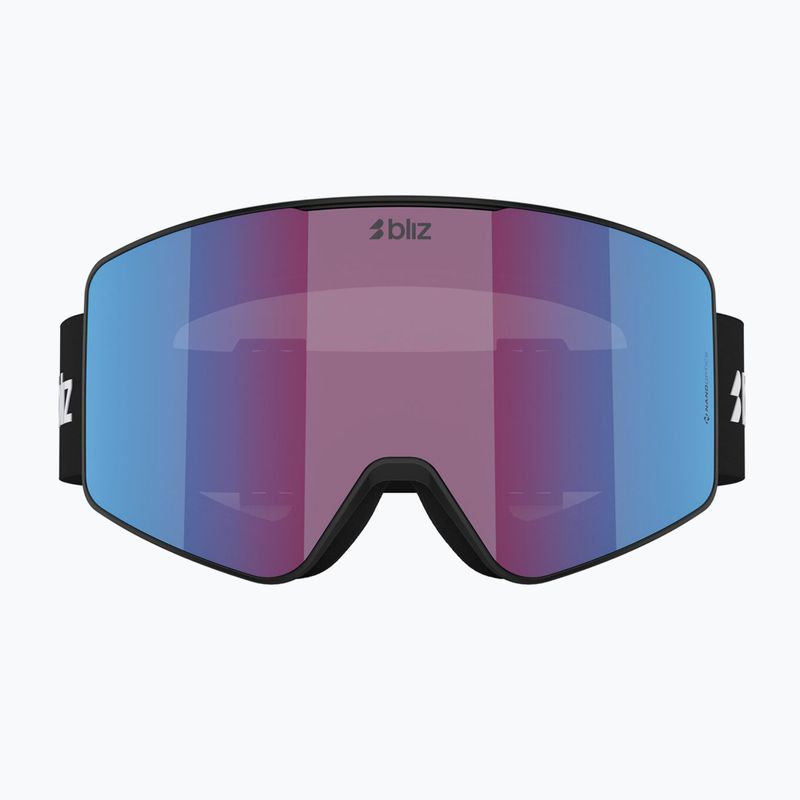 Гірськолижні окуляри Bliz G001 matte black/non violet/blue multi 7