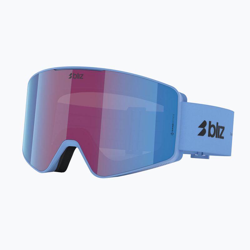 Гірськолижні окуляри Bliz G001 matte blue/non violet/blue multi 6