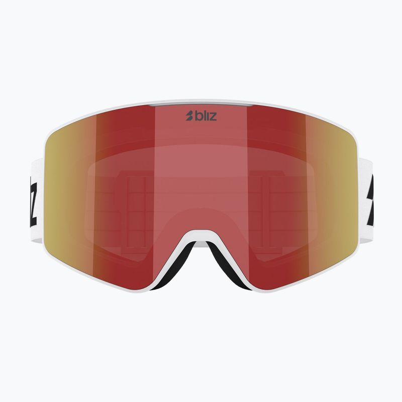 Окуляри гірськолижні Bliz G001S matte white/brown/red multi 7