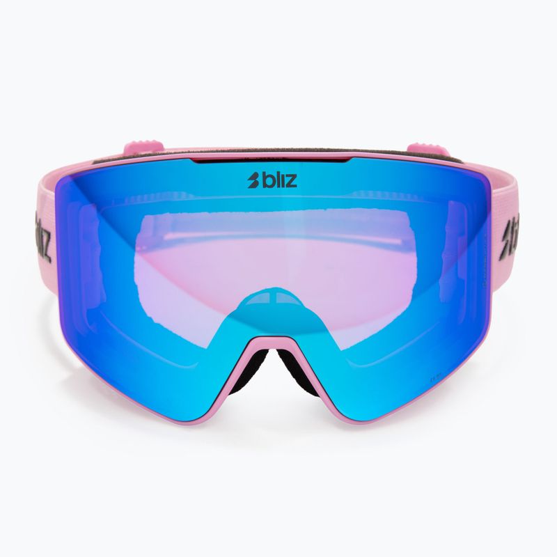 Окуляри гірськолижні Bliz G001S matte pink/neon violet/blue multi 2
