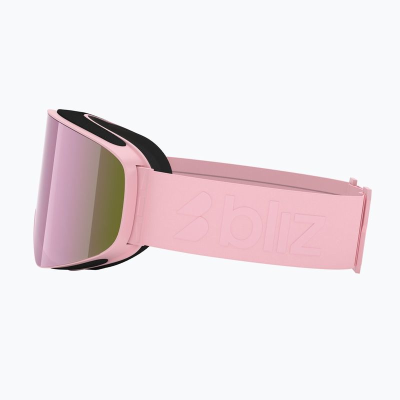 Окуляри гірськолижні Bliz Flow matte pink/brown/pink multi 4