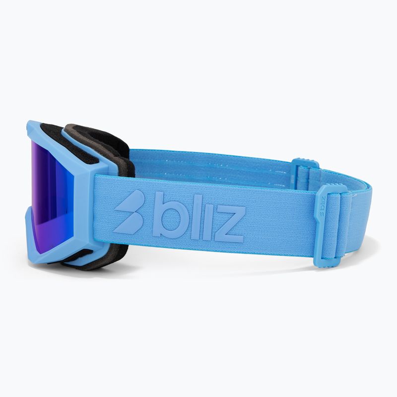 Окуляри гірськолижні дитячі Bliz Liner Jr matte blue/brown/blue multi 4