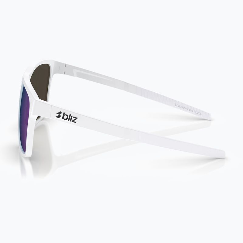 Окуляри сонцезахисні Bliz A001 matte white/grey blue multi 5