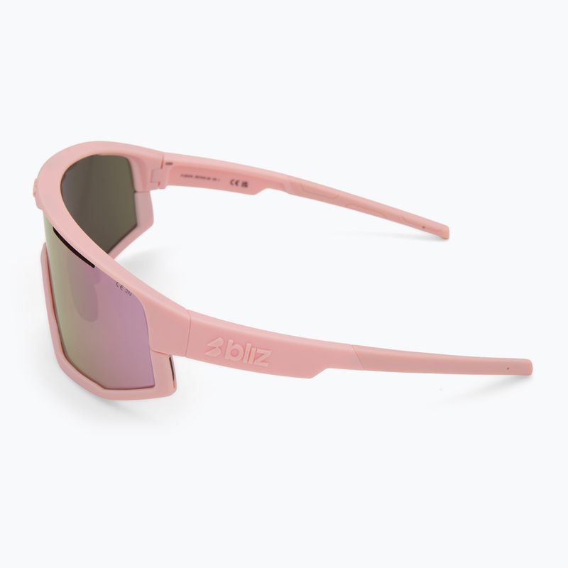 Окуляри сонцезахисні Bliz Fusion matte powder pink/brown rosé multi 5