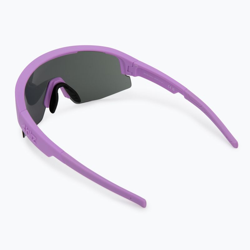 Окуляри сонцезахисні Bliz Matrix Small matte purple/grey purple mirror 2