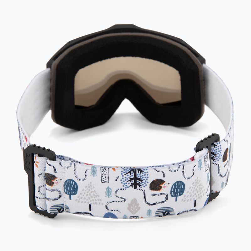 Окуляри гірськолижні дитячі Bliz Liner Jr matte black/brown/silver mirror 3