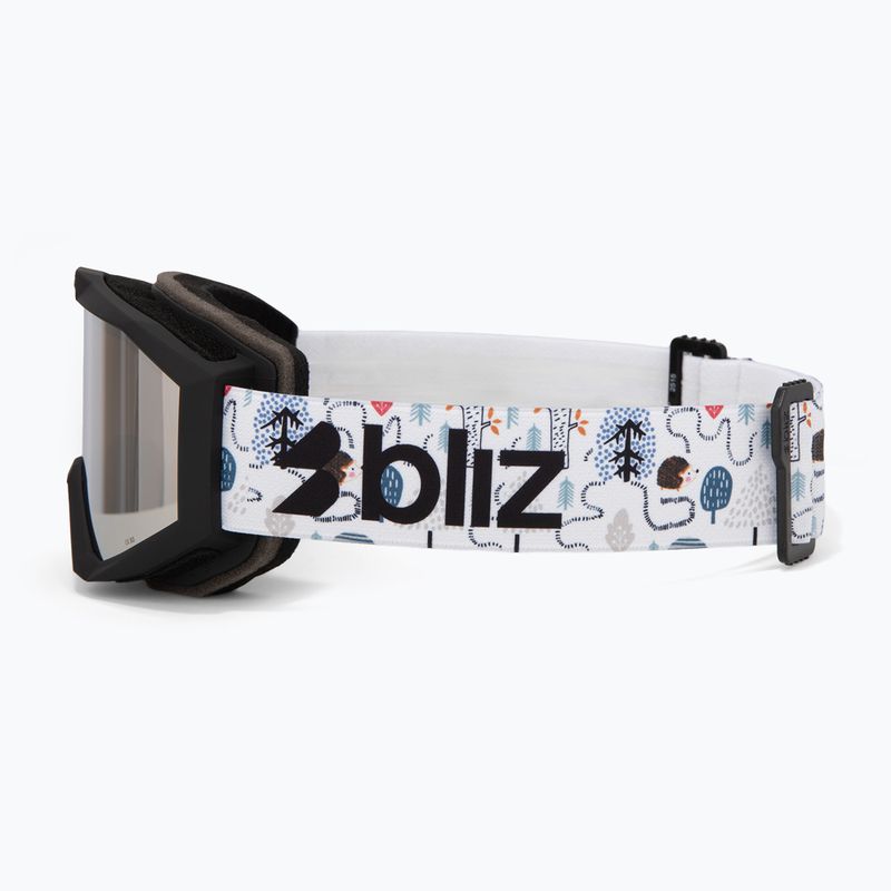Окуляри гірськолижні дитячі Bliz Liner Jr matte black/brown/silver mirror 4