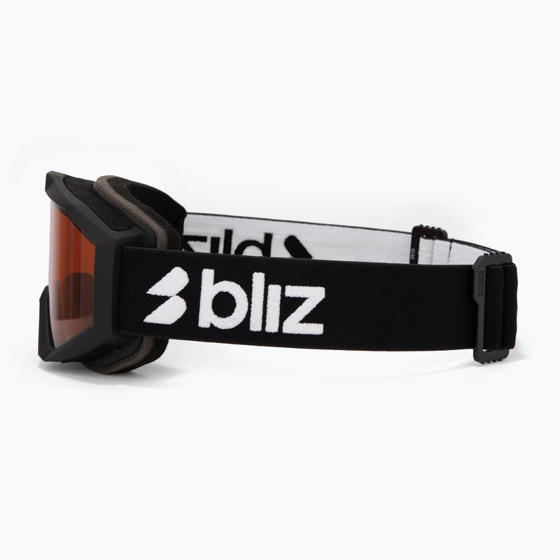 Дитячі лижні маски Bliz Liner Jr matte black/orange 4