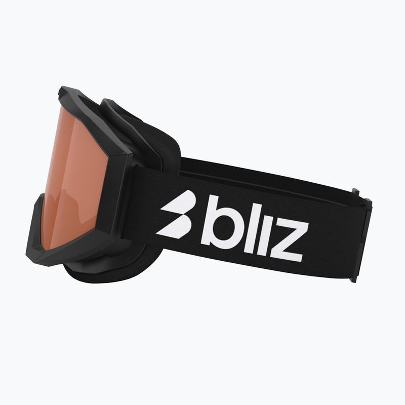Дитячі лижні маски Bliz Liner Jr matte black/orange 8