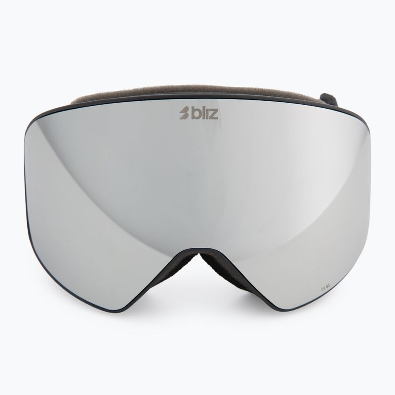 Окуляри гірськолижні Bliz Flow matte black/smoke/silver mirror 2
