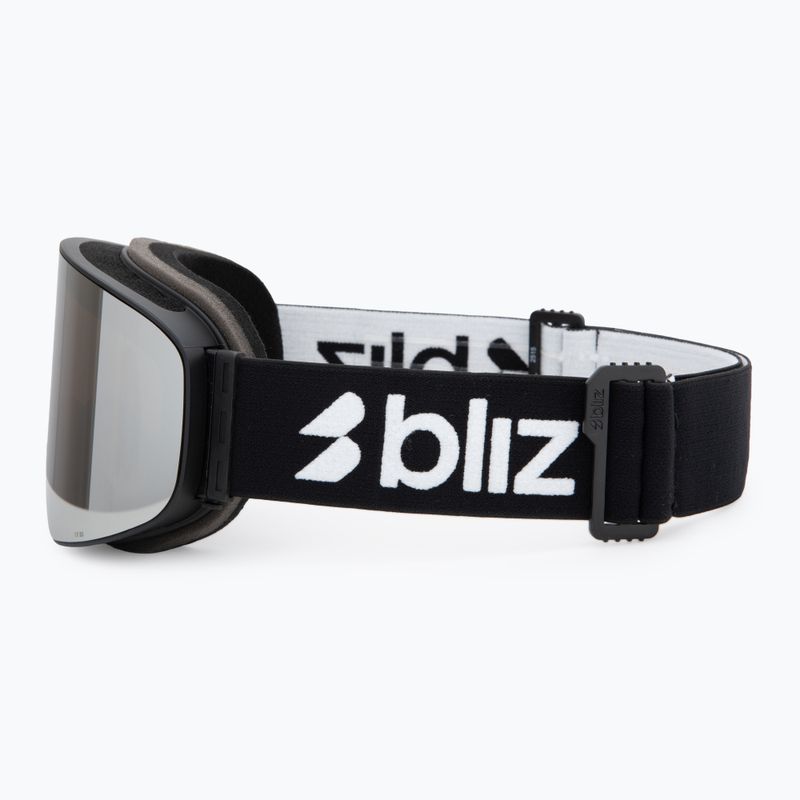 Окуляри гірськолижні Bliz Flow matte black/smoke/silver mirror 4