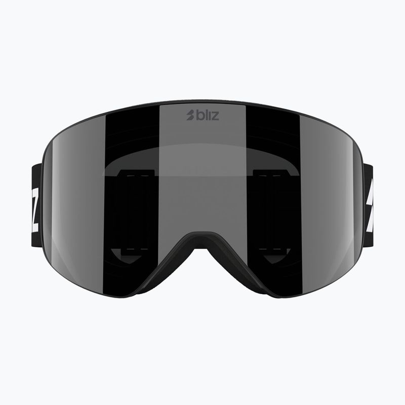 Окуляри гірськолижні Bliz Flow matte black/smoke/silver mirror 7