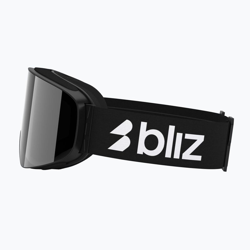 Окуляри гірськолижні Bliz Flow matte black/smoke/silver mirror 9