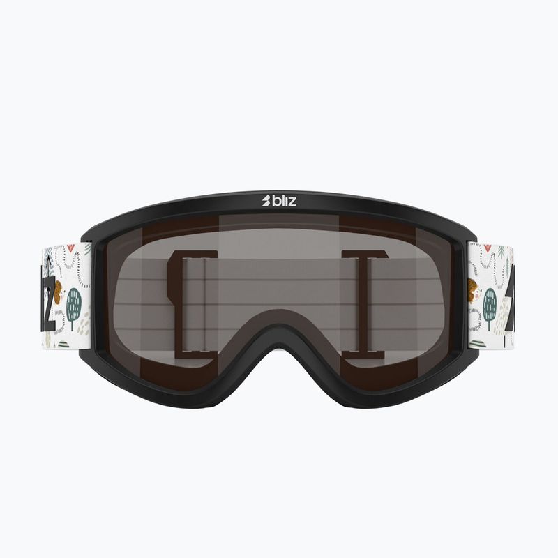 Окуляри лижні дитячі Bliz Pixie Jr matte black/brown 2