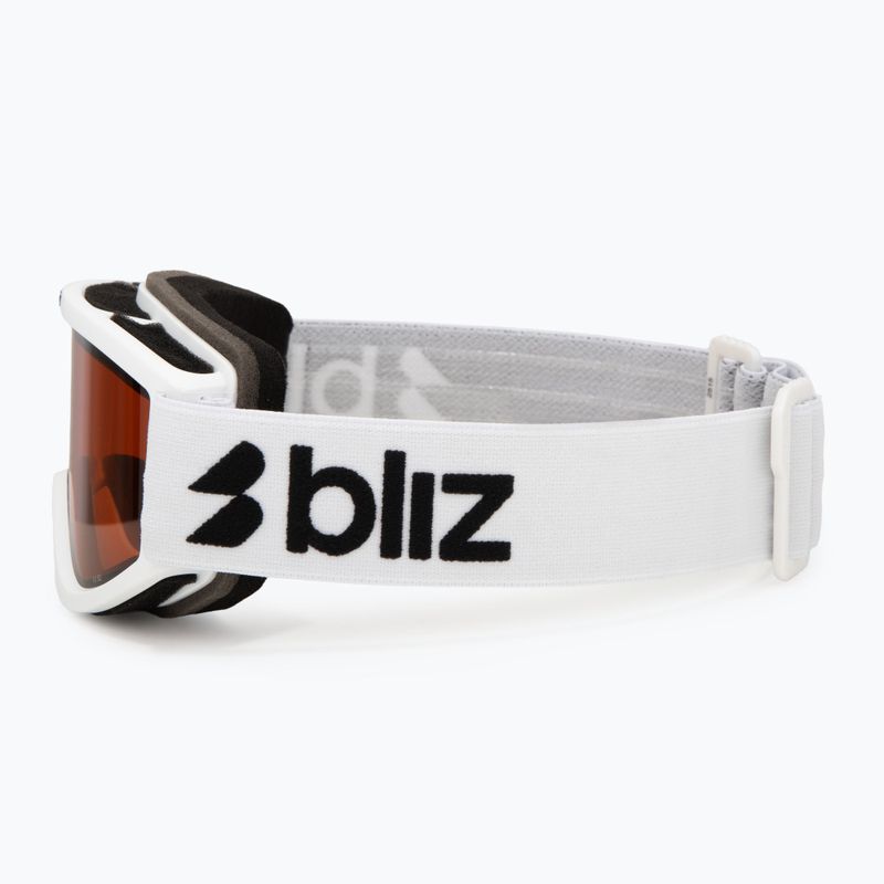 Окуляри гірськолижні дитячі Bliz Pixie Jr matte white/orange 4