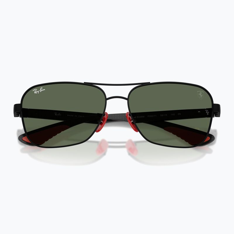 Окуляри сонцезахисні Ray-Ban Rb8336M Scuderia matt black/dark green 3