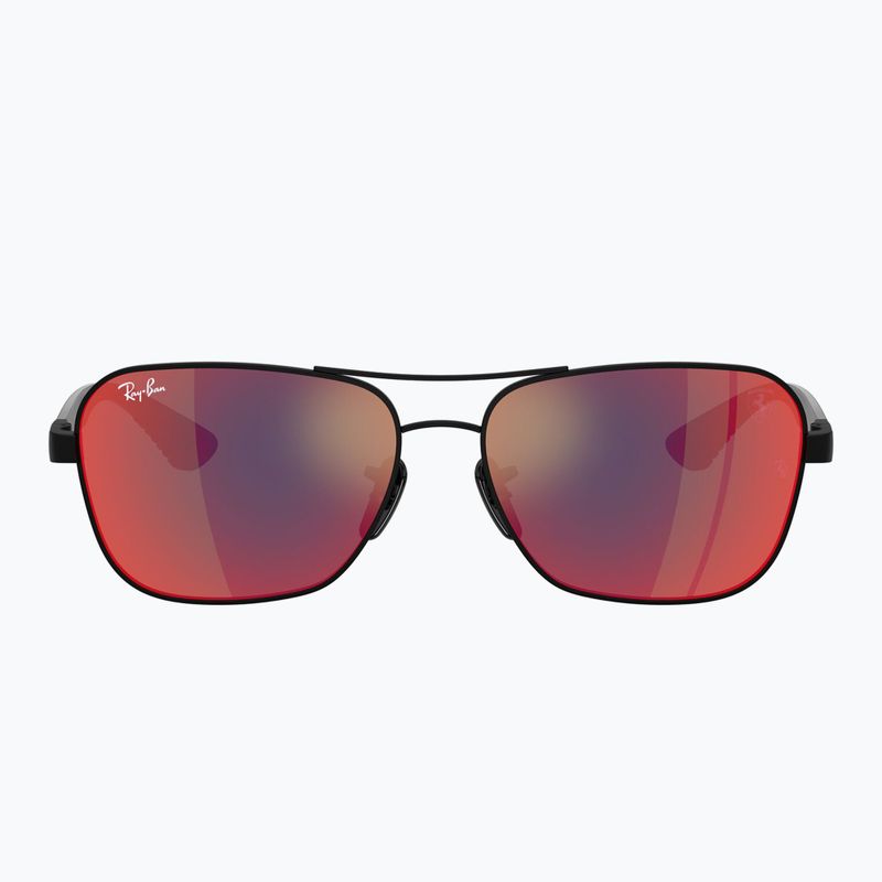 Окуляри сонцезахисні Ray-Ban Rb8336M Scuderia matt black/dark grey mirror blue/red 2