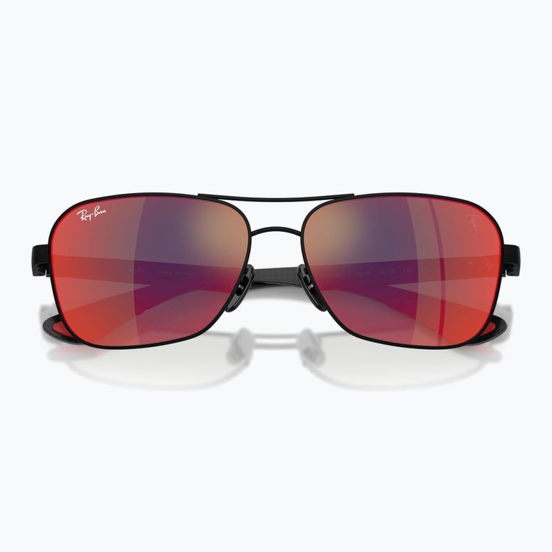 Окуляри сонцезахисні Ray-Ban Rb8336M Scuderia matt black/dark grey mirror blue/red 3