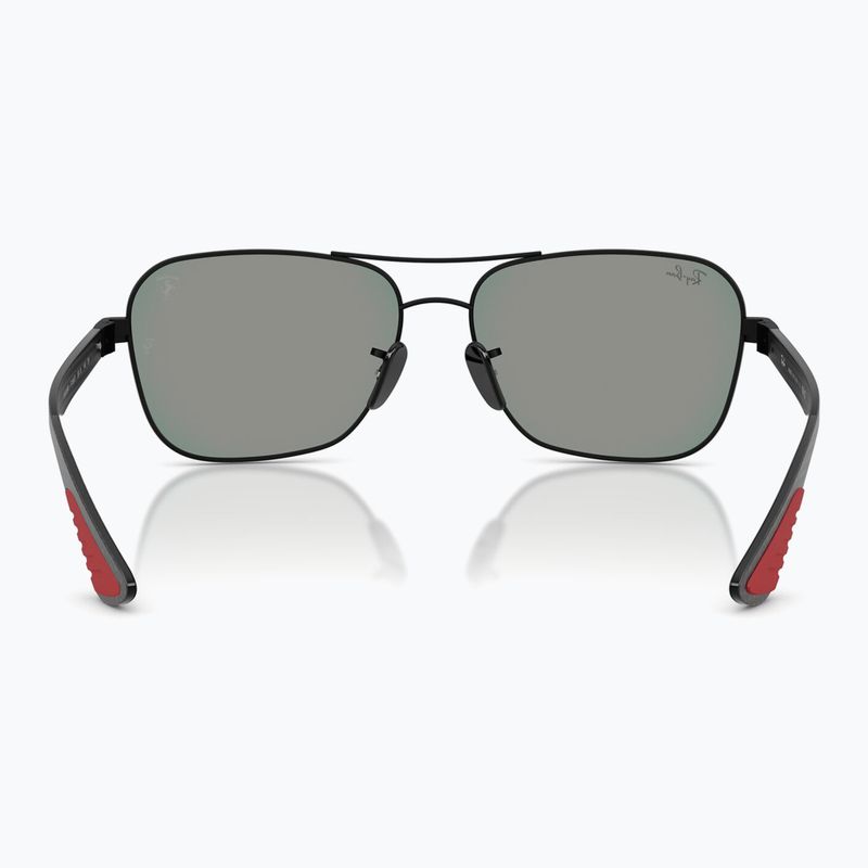 Окуляри сонцезахисні Ray-Ban Rb8336M Scuderia matt black/dark grey mirror blue/red 5