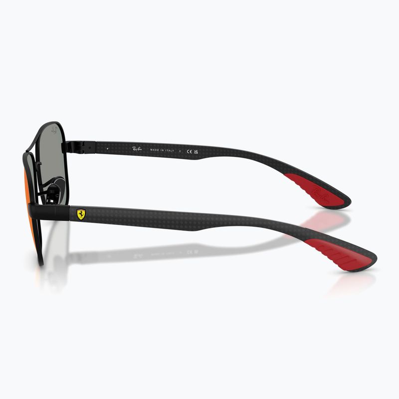 Окуляри сонцезахисні Ray-Ban Rb8336M Scuderia matt black/dark grey mirror blue/red 6