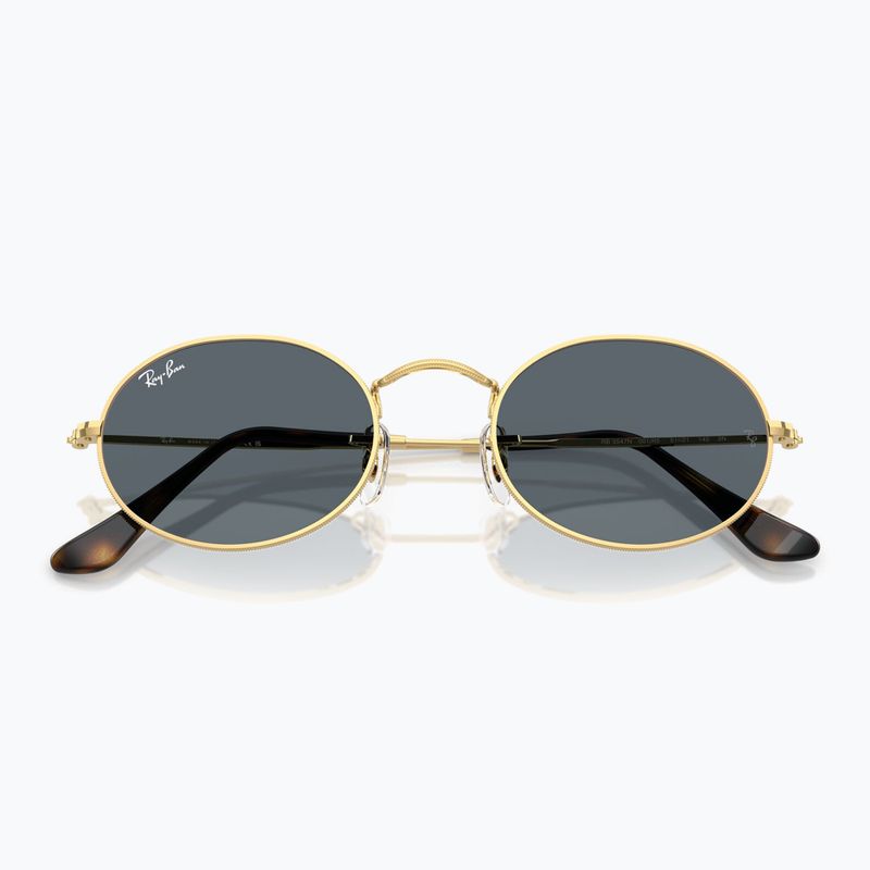Окуляри сонцезахисні Ray-Ban Oval arista gold/blue 3