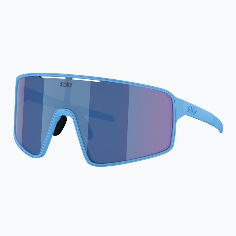 Окуляри сонцезахисні Bliz P001S matte blue/grey blue mirror