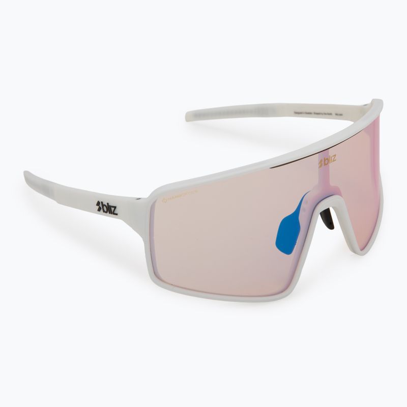 Окуляри сонцезахисні Bliz P001S Nano Optics Nordic Light matte white/coral/orange blue multi