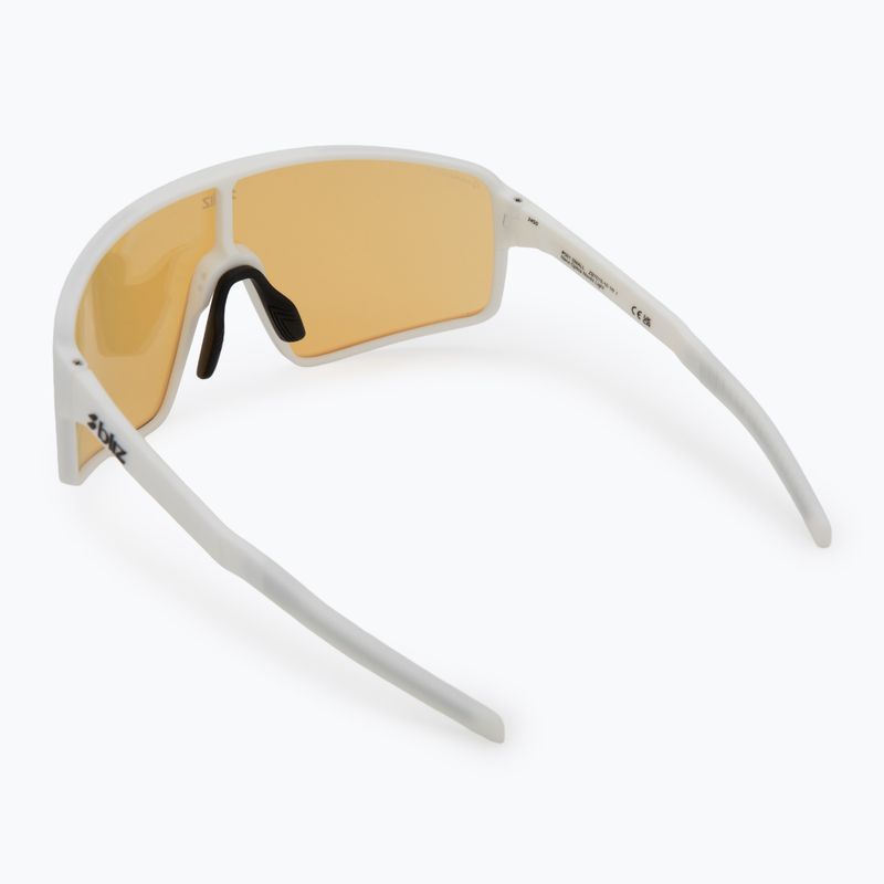 Окуляри сонцезахисні Bliz P001S Nano Optics Nordic Light matte white/coral/orange blue multi 2