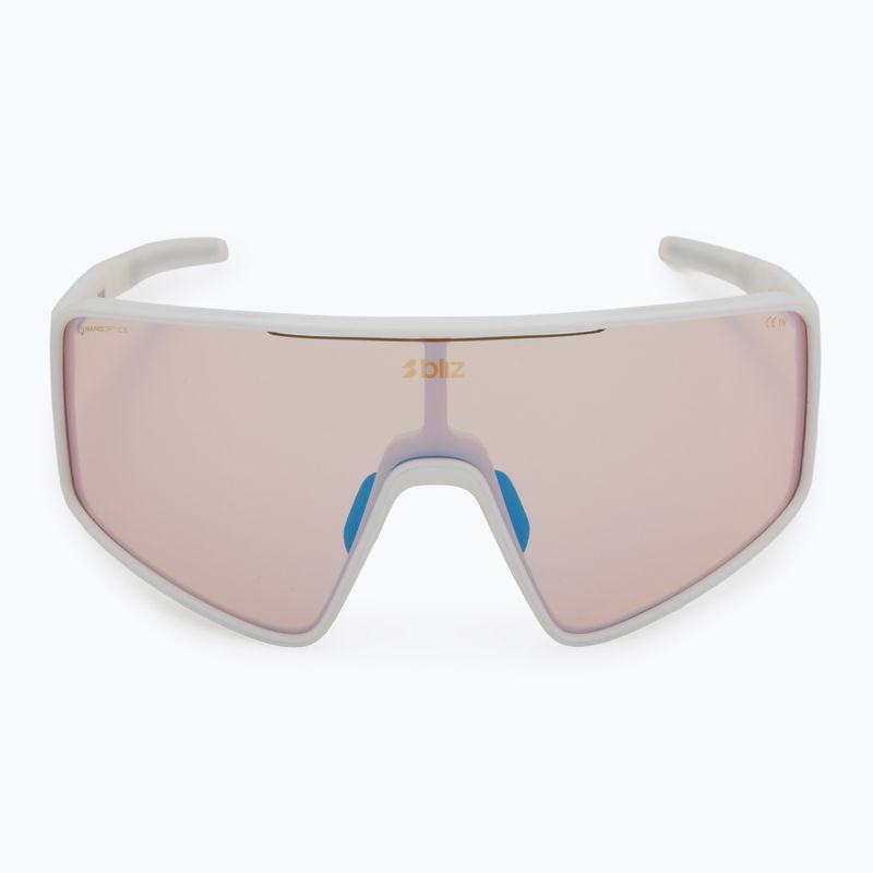 Окуляри сонцезахисні Bliz P001S Nano Optics Nordic Light matte white/coral/orange blue multi 3