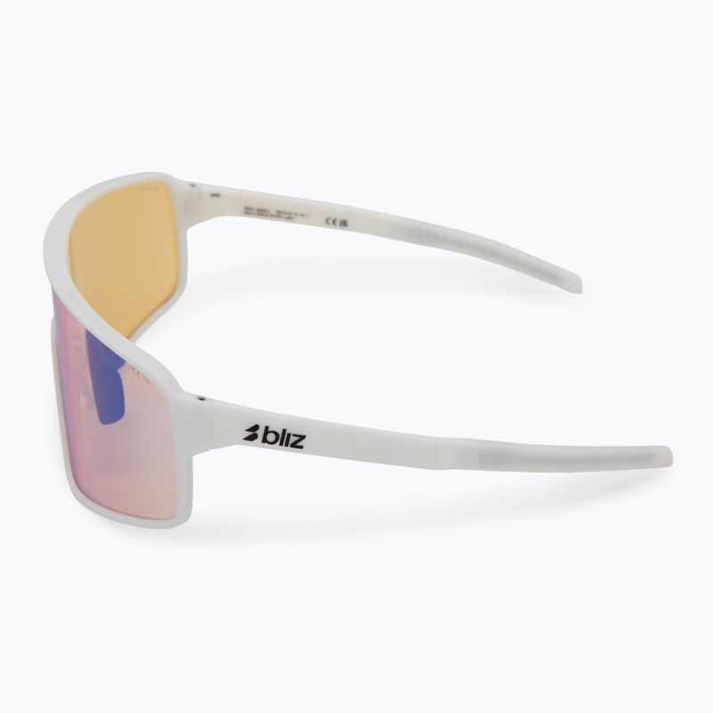 Окуляри сонцезахисні Bliz P001S Nano Optics Nordic Light matte white/coral/orange blue multi 4