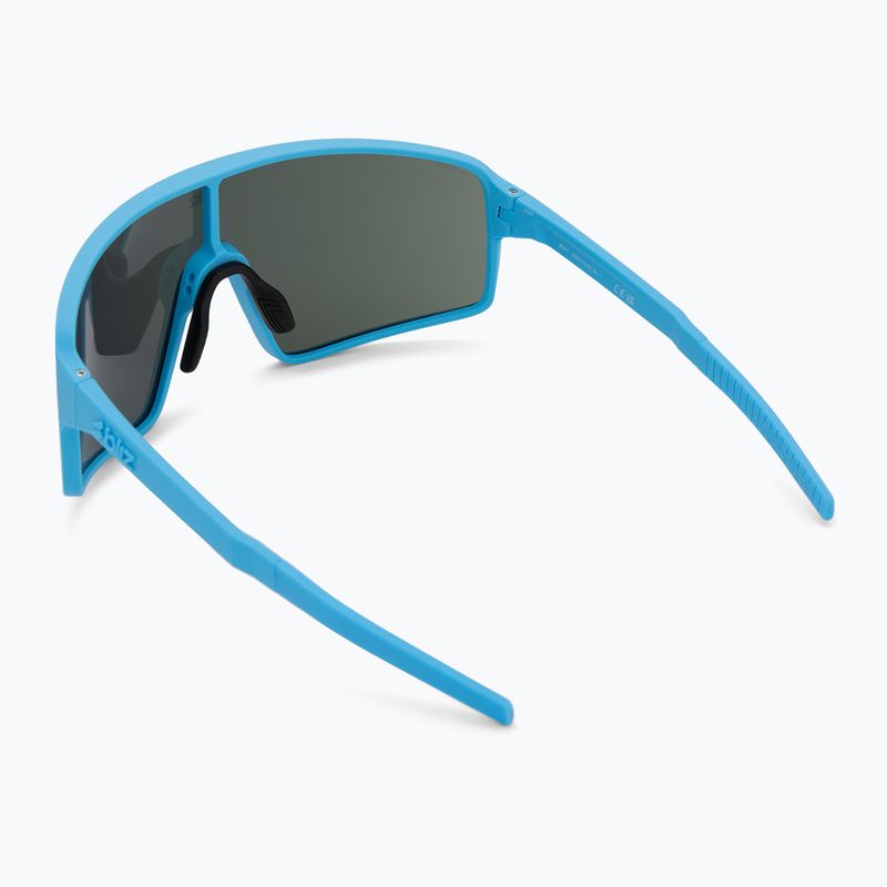 Окуляри сонцезахисні Bliz P001 matte blue/grey blue mirror 2