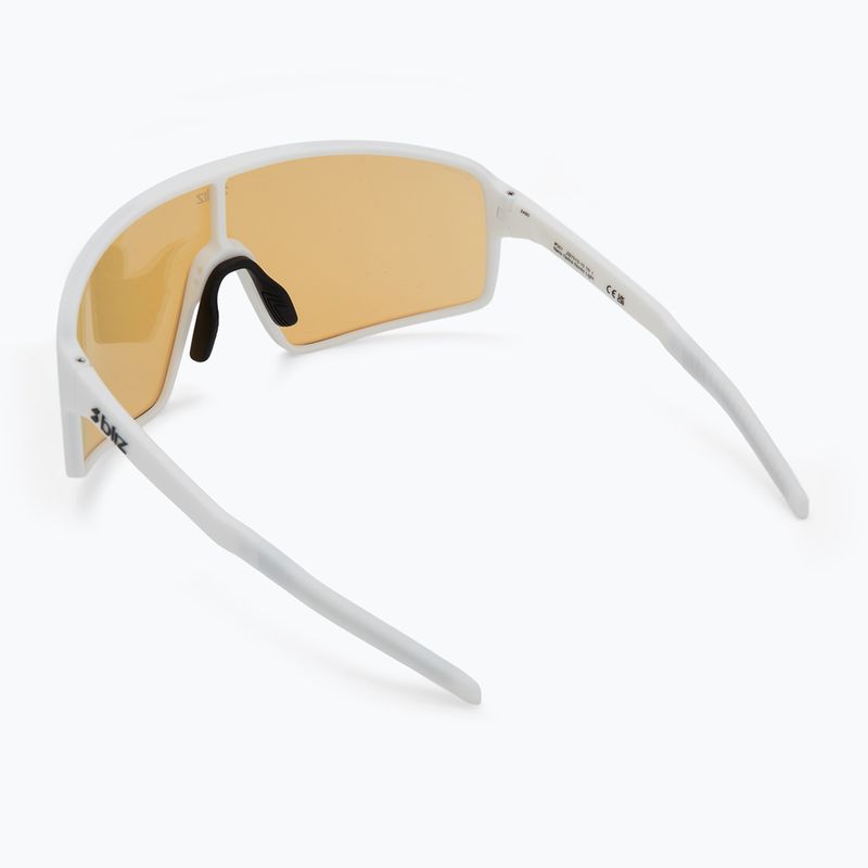 Окуляри сонцезахисні Bliz P001 Nano Optics Nordic Light matte white/coral/orange blue multi 2