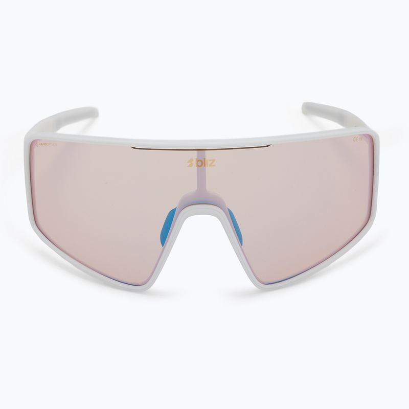 Окуляри сонцезахисні Bliz P001 Nano Optics Nordic Light matte white/coral/orange blue multi 3