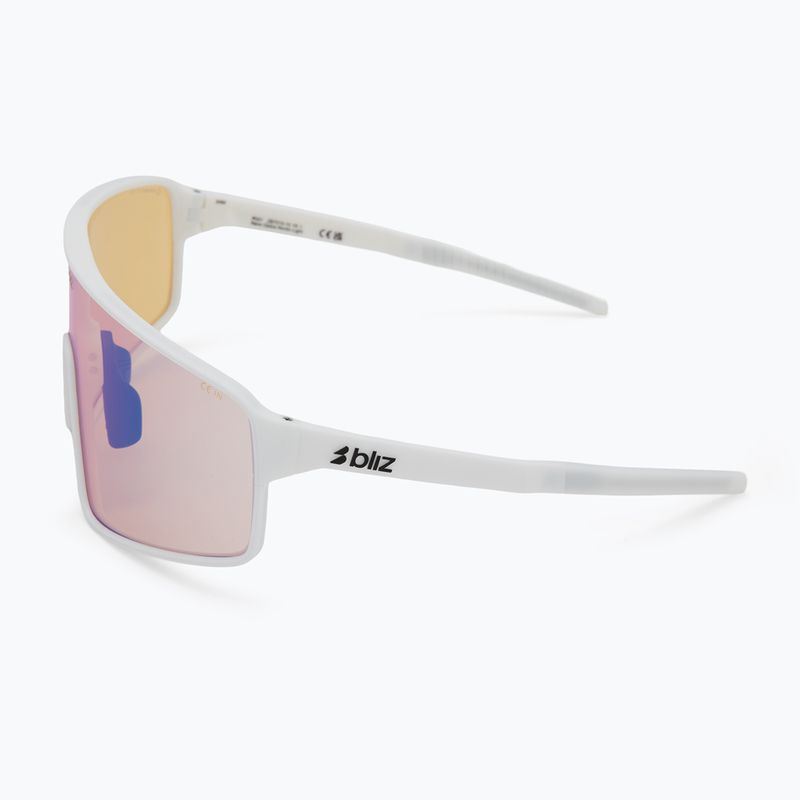 Окуляри сонцезахисні Bliz P001 Nano Optics Nordic Light matte white/coral/orange blue multi 4