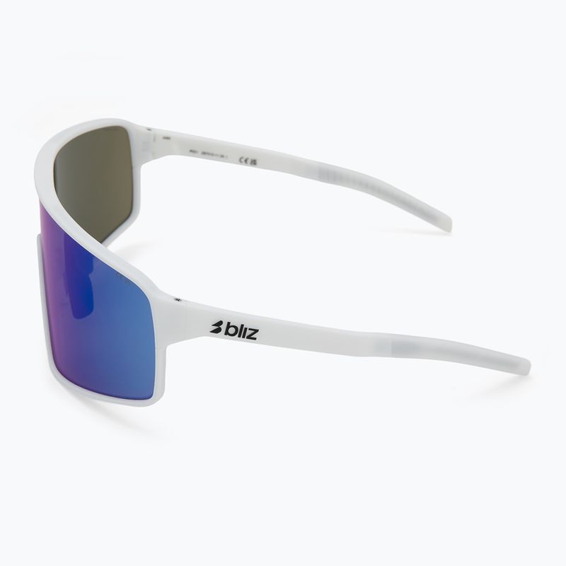 Окуляри сонцезахисні Bliz P001 matte white/grey blue mirror 4