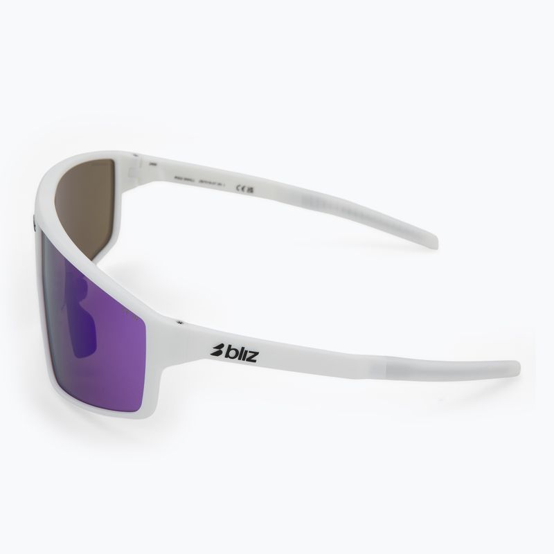 Окуляри сонцезахисні Bliz P002S matte white/brown purple multi 4