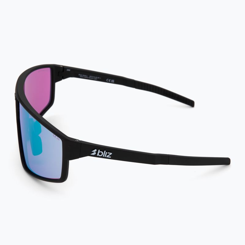Окуляри сонцезахисні Bliz P002S Nano Optics Nordic Light matte black/begonia/violet blue multi 4