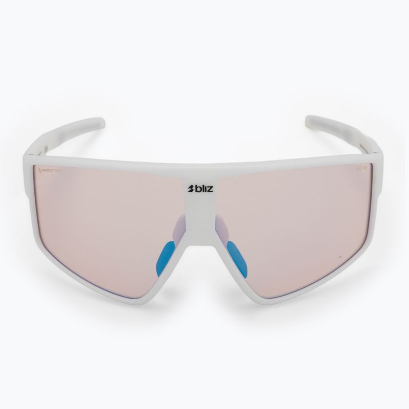 Окуляри сонцезахисні Bliz P002S Nano Optics Nordic Light matte white/coral/orange blue multi 3