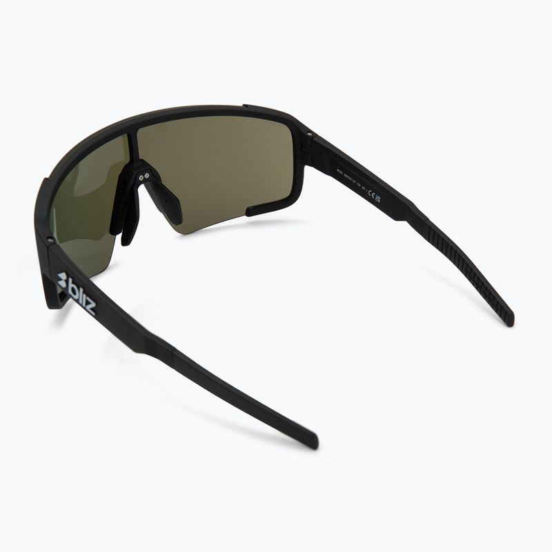 Окуляри сонцезахисні Bliz P003 matte black/grey blue mirror 2