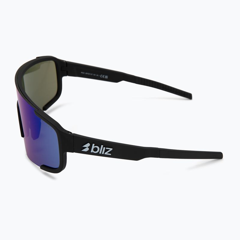 Окуляри сонцезахисні Bliz P003 matte black/grey blue mirror 4