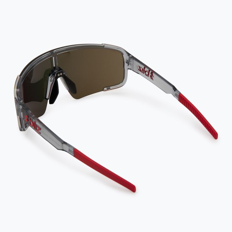 Окуляри сонцезахисні Bliz P003 transparent dark grey/brown red multi 2