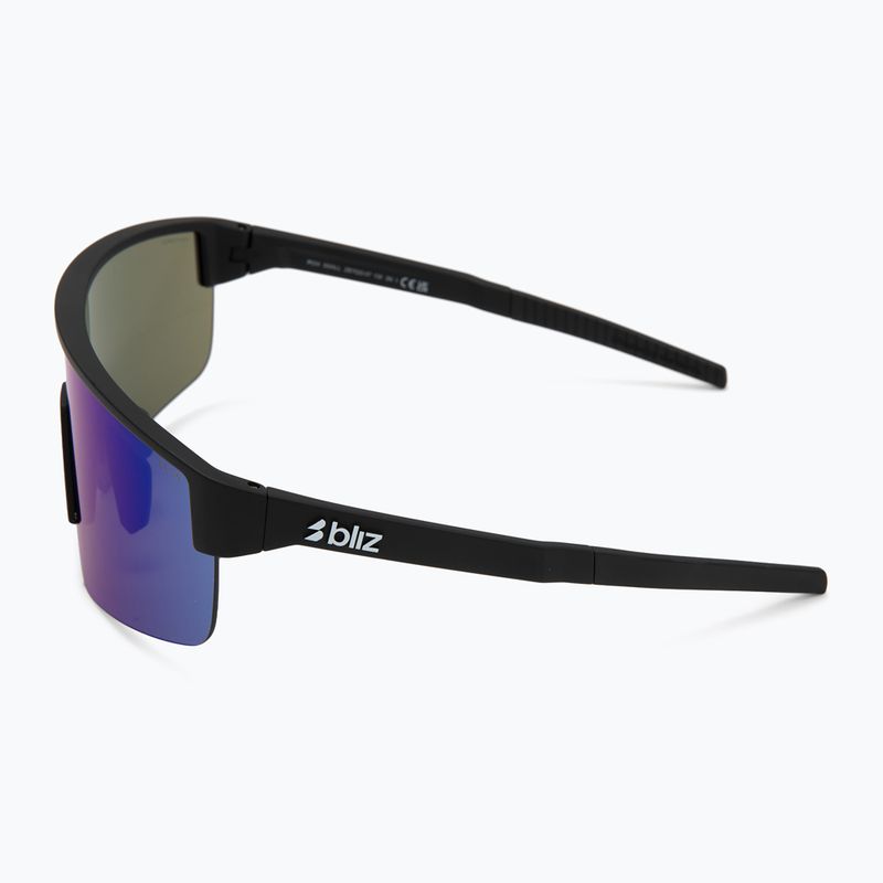 Окуляри сонцезахисні Bliz P004 Small matte black/grey blue mirror 4