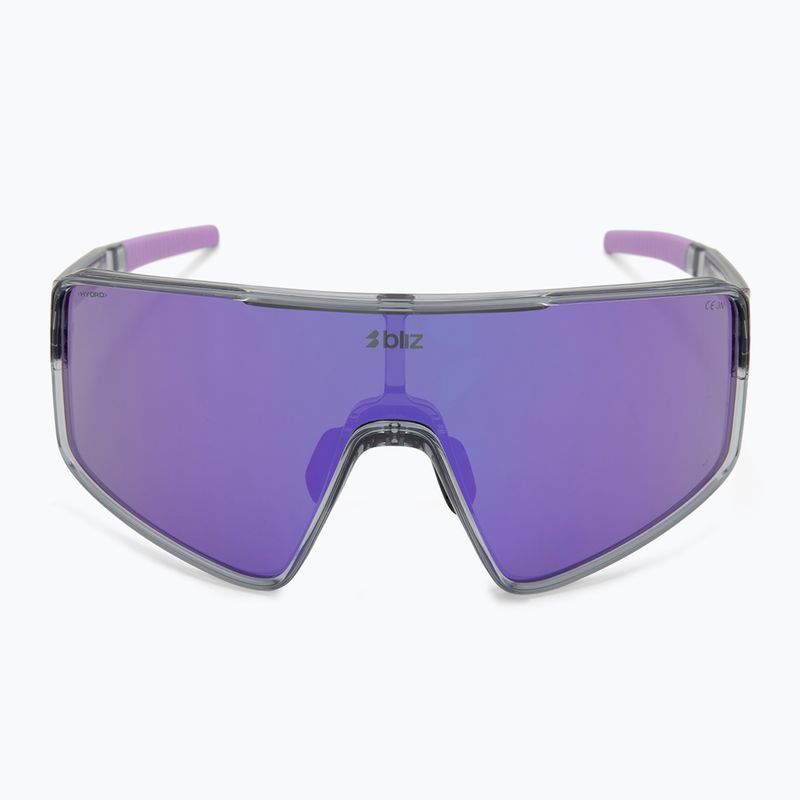 Окуляри сонцезахисні Bliz P001S crystal black/grey purple multi 3
