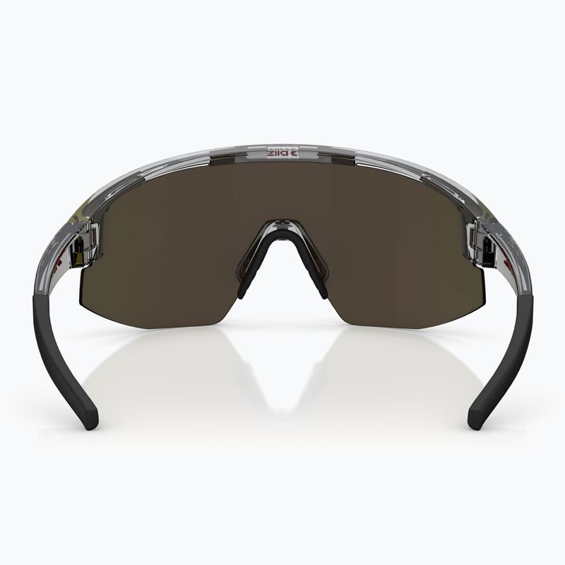 Окуляри сонцезахисні Bliz Matrix transparent dark grey/brown red multi 5