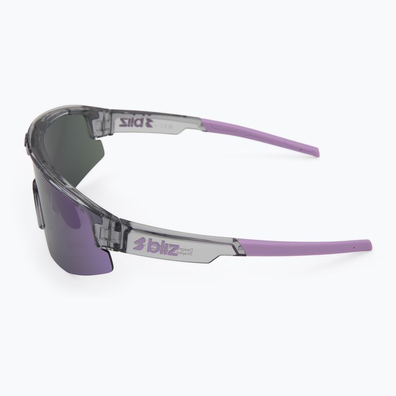 Окуляри сонцезахисні Bliz Matrix Small crystal black/grey purple multi 4