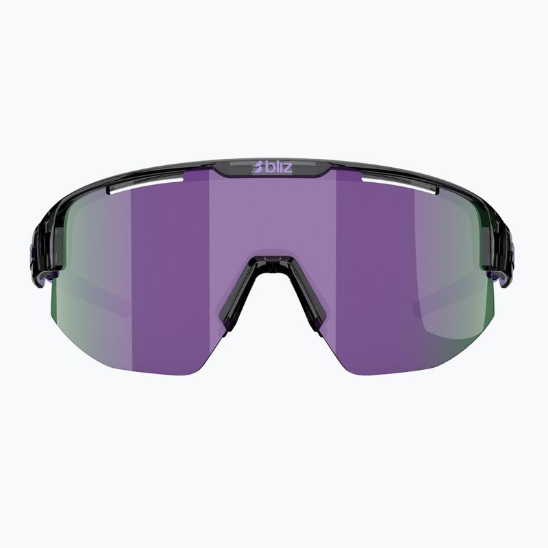Окуляри сонцезахисні Bliz Matrix Small crystal black/grey purple multi 2